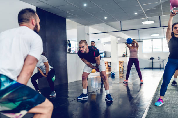 istock Kettlebell Swings Are Easier Done With Your Team 1157368811