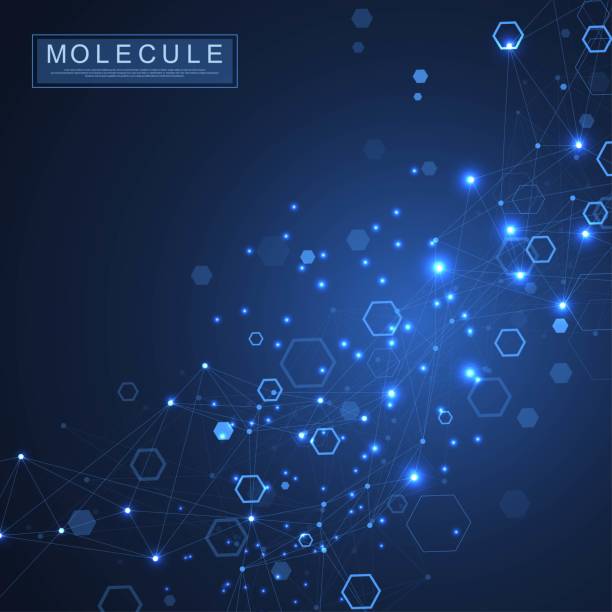 Scientific molecule background DNA double helix illustration with shallow depth of field. Mysterious wallpaper or banner with a DNA molecules. Genetics information vector Scientific molecule background DNA double helix illustration with shallow depth of field. Mysterious wallpaper or banner with a DNA molecules. Genetics information vector. 1354 stock illustrations