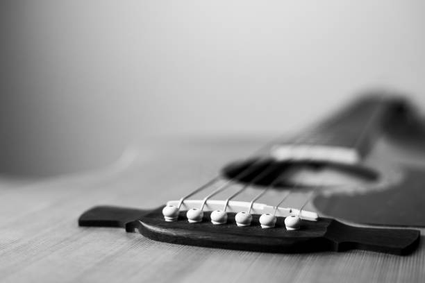istock Acoustic guitar that is classic and beautiful 1157374428