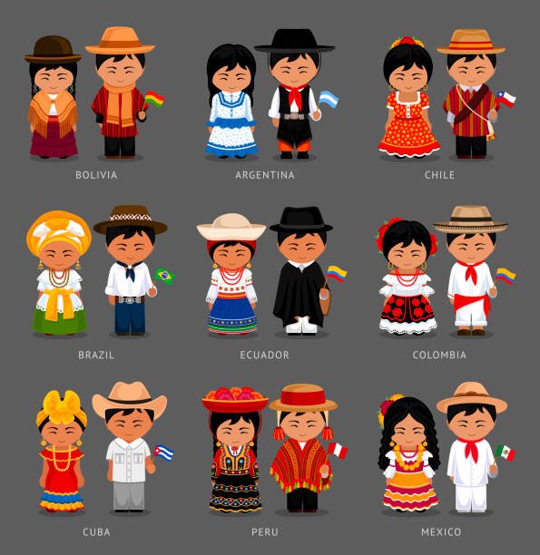  .  Niños Indigenas Ilustraciones, gráficos vectoriales libres de derechos y clip art