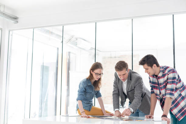 istock Creative business people in office 1157376878