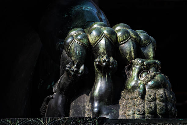 istock Bronze lion in the Forbidden City, Beijing 1157377914