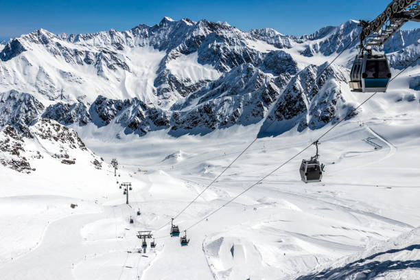 istock winter panorama of alpine ski resort 1157377937