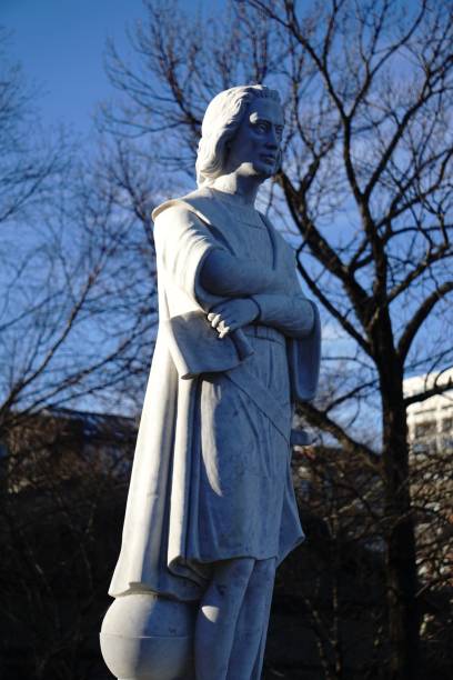 Christoppher Columbus Statue at the Boston's North End Shot from my Sony a6000 north end boston photos stock pictures, royalty-free photos & images