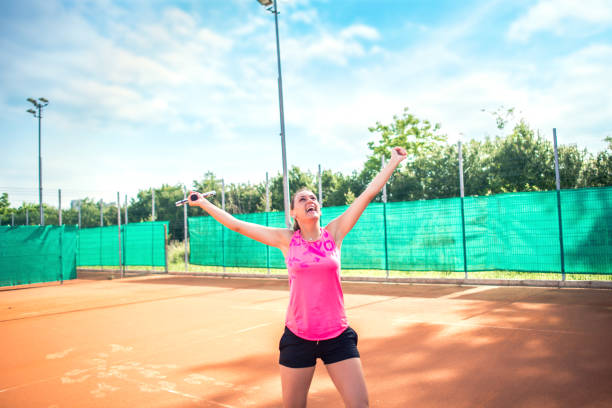 istock Tennis player winning 1157380008