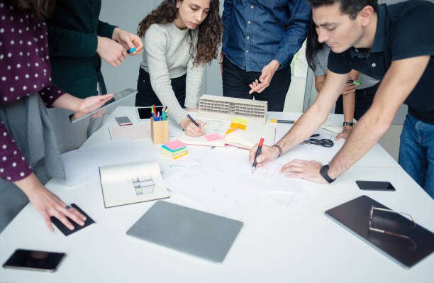 istock Business professionals brainstorming on new project 1157383511