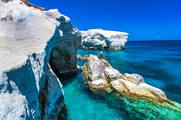 Sarakiniko beach, Milos island, Greece, commonly referred as a \