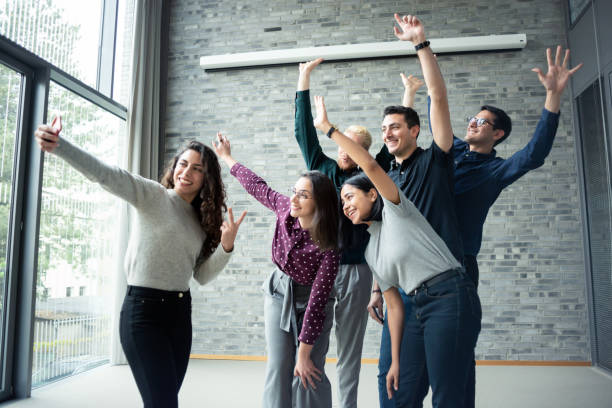 istock Startup business team taking selfie 1157384092