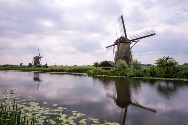 istock Traditional Holland - Windmills in Kinderdijk 1157384558