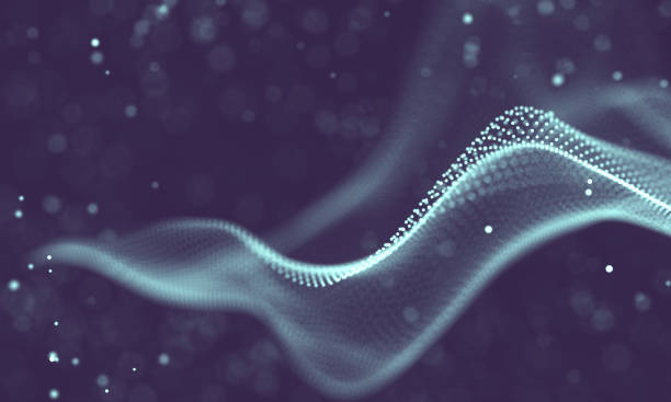 istock Data technology abstract futuristic illustration . Low poly shape with connecting dots and lines on dark background. 3D rendering . Big data visualization . 1157387982