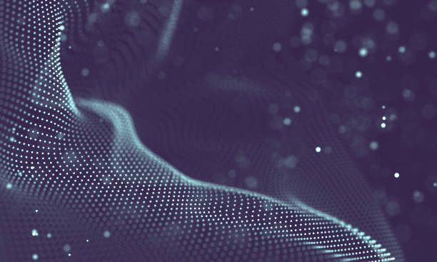 istock Data technology abstract futuristic illustration . Low poly shape with connecting dots and lines on dark background. 3D rendering . Big data visualization . 1157388560