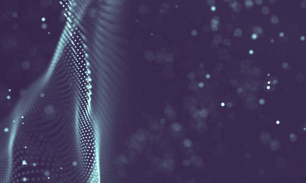 istock Data technology abstract futuristic illustration . Low poly shape with connecting dots and lines on dark background. 3D rendering . Big data visualization . 1157389723