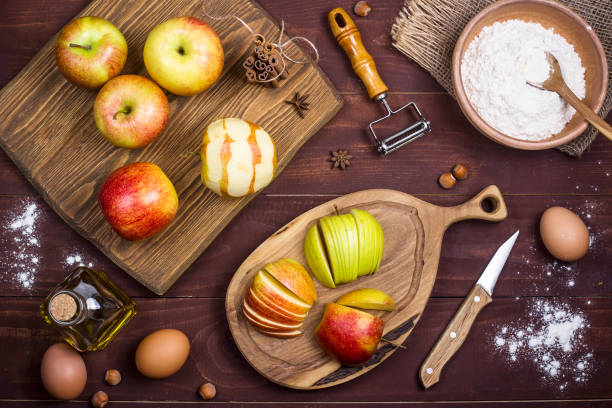 istock Autumn Harvest Apples for Baking Sweet Cakes 1157395219