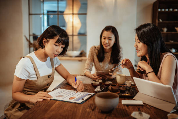 istock Taiwanese women  preparing crowdfunded project 1157400452