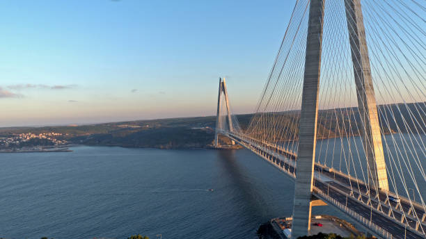istock Yavuz Sultan Selim Bridge at sunset 1157414733