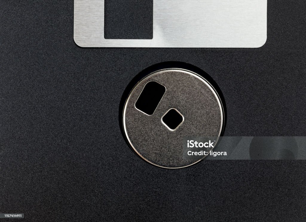 First Diskette Old Computer Diskette Stock Photo - Download Image Now - Circle ...