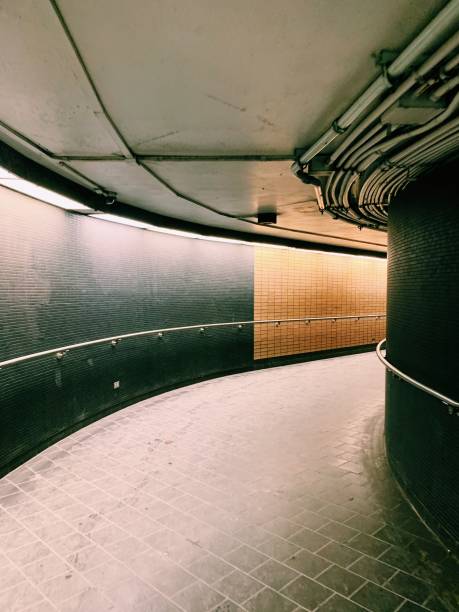 Montreal Subway Processed with VSCO with c1 preset montreal underground city stock pictures, royalty-free photos & images
