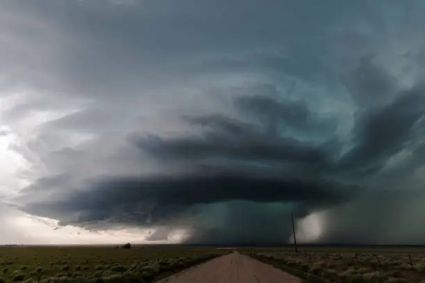 My Dream Shot! Classic Supercell Storm over the High Plains of Colorado
