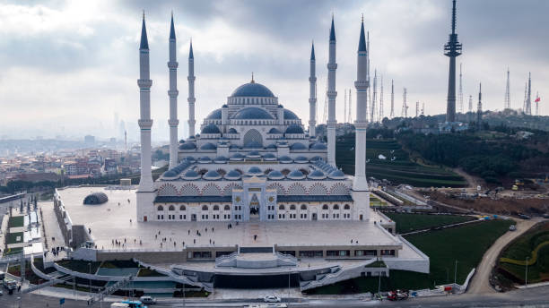 istock Big Camlica Mosque (Buyuk Camlica Mosque) in Istanbul, Turkey. 1157424879