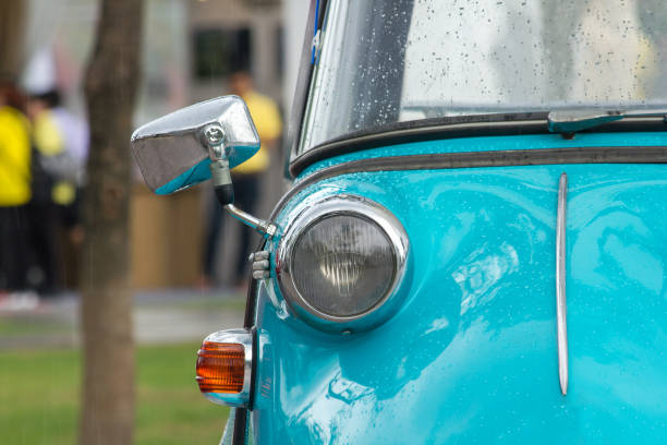 istock Lights in front of a vintage car 1157426721