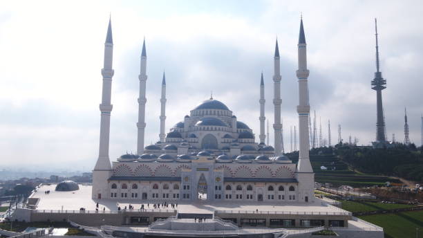istock Big Camlica Mosque (Buyuk Camlica Mosque) in Istanbul, Turkey. 1157427840