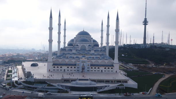 istock Big Camlica Mosque (Buyuk Camlica Mosque) in Istanbul, Turkey. 1157427910