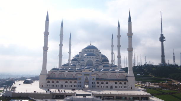 istock Big Camlica Mosque (Buyuk Camlica Mosque) in Istanbul, Turkey. 1157428051