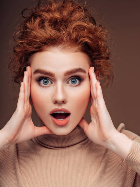 istock Beautiful woman with curly hairstyle 1157430323