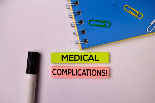 istock Medical Complications! on sticky notes isolated on white background. 1157430392