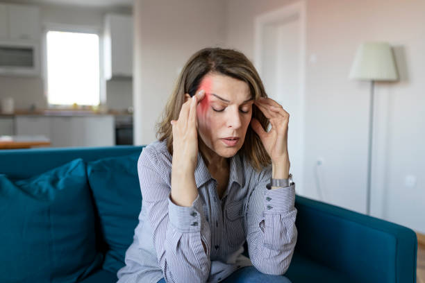 istock Attack of the monster migraine 1157431187