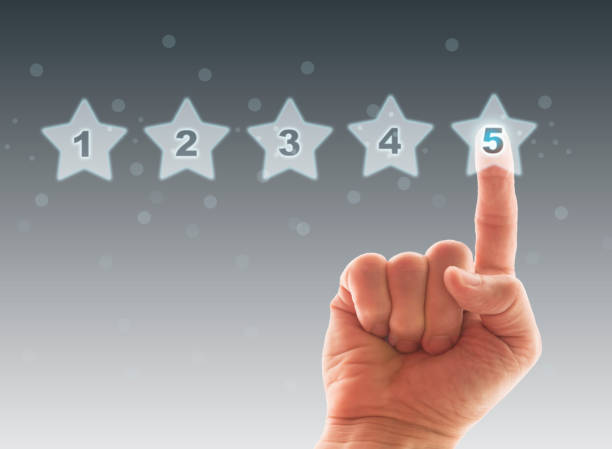 istock Businessman touching five stars 1157431577