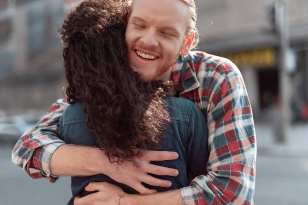 istock Young lovers are enjoying romantic time outdoor 1157432682