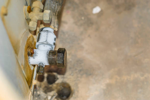 istock ice and cold pipe of central air conditioning cooling system 1157434127