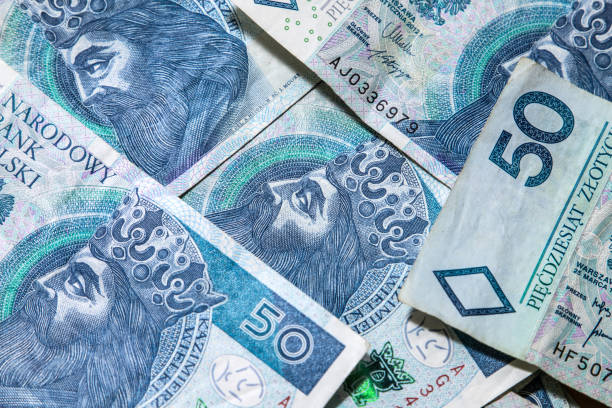 istock Polish money background 1157442350