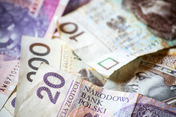 istock Polish money background 1157442473