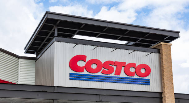 COSTCO logo on building stock photo