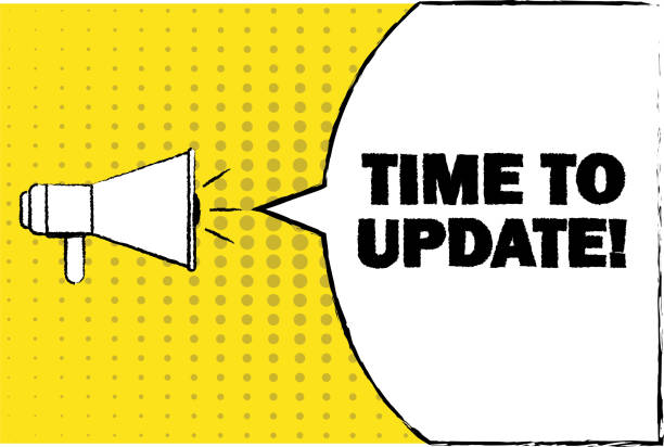 Updated Timing 620+ Giving An Update Stock Illustrations, Royalty-Free Vector Graphics ...