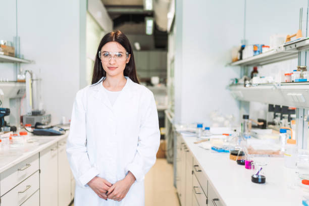 istock Welcome to my laboratory - Female scientist 1157447808