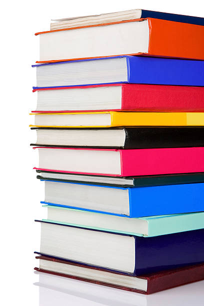 istock pile of new books isolated on white 115744843