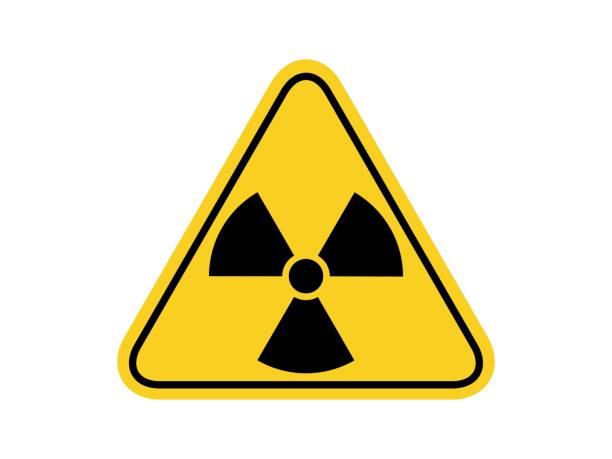 istock isolated black radiation hazard sign on yellow round triangle board flat vector design 1157457288