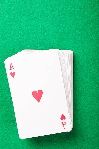 Deck of cards stock photo