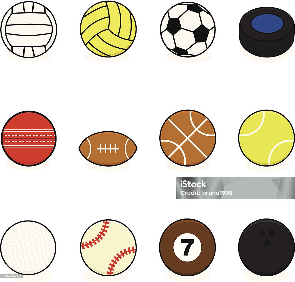 Ballons de sport - clipart vectoriel de Balle de baseball libre de droits