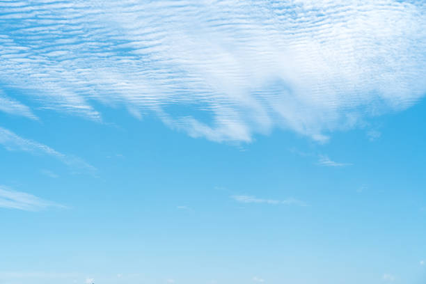 istock Blue sky and white clouds abstract background. Copy space nature and environment concept. 1157476216