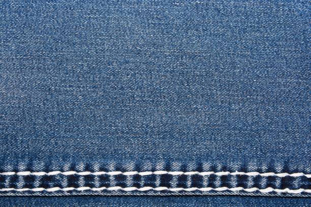 istock Shabby denim texture for background. Blue jeans 1157481057