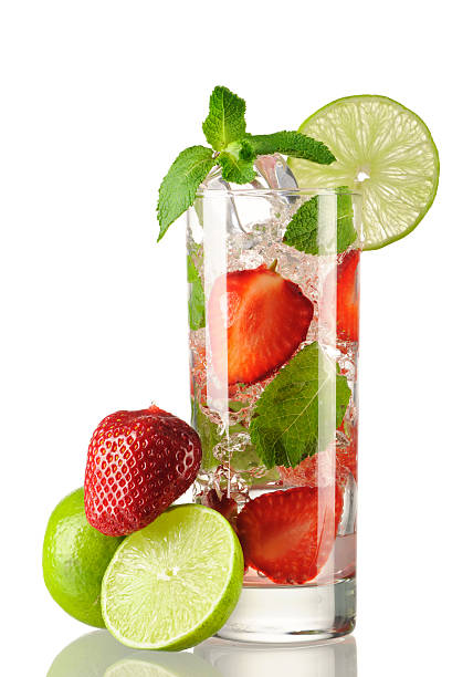 istock Strawberry mojito cocktail 115748198
