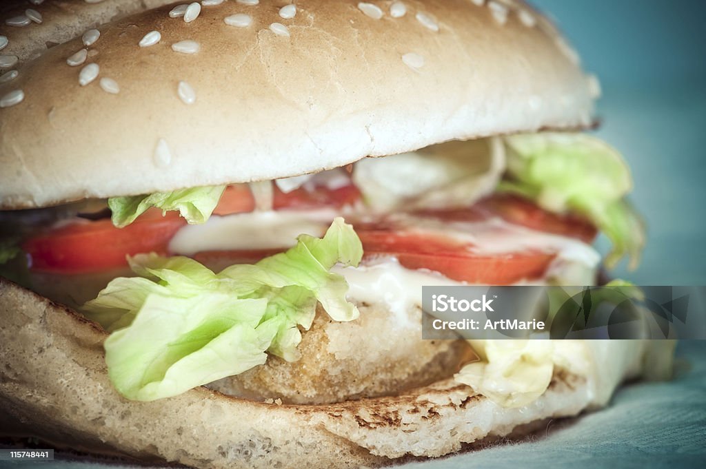 Burger - Royalty-free Alface Foto de stock