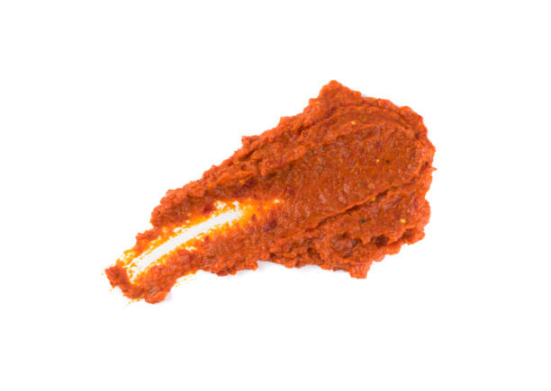 istock Ajvar or Pindjur Orange Vegetable Spread made from Bell Peppers 1157501948