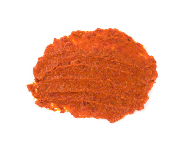 istock Ajvar or Pindjur Orange Vegetable Spread made from Bell Peppers 1157501951