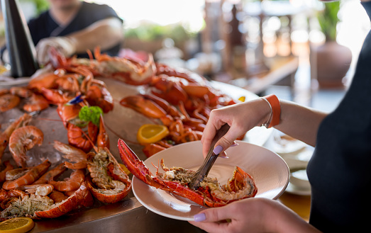 Lobster at buffet, Nikon Z7