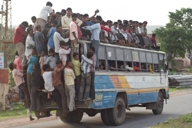 overload bus stock photo